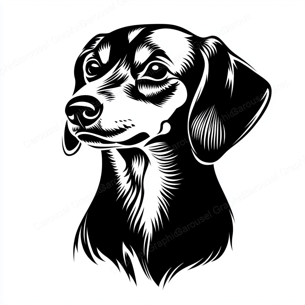 Dachshund Vector Graphic preview