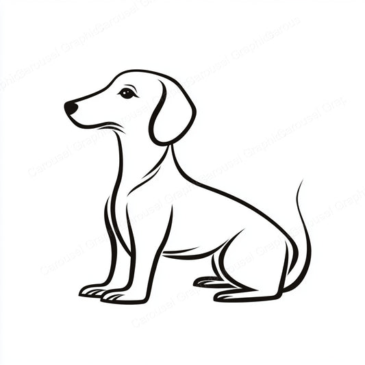 Dachshund Vector Graphic preview