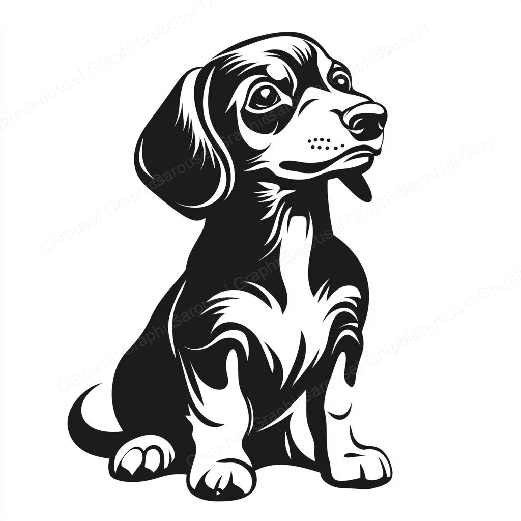 Dachshund Vector Graphic preview