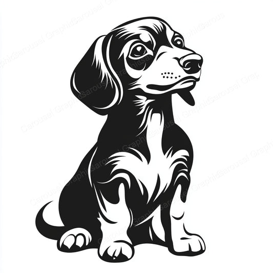 Dachshund Vector Graphic preview