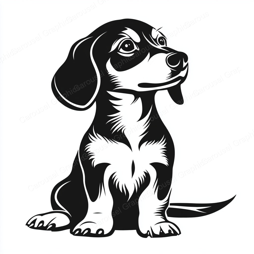 Dachshund Vector Graphic preview