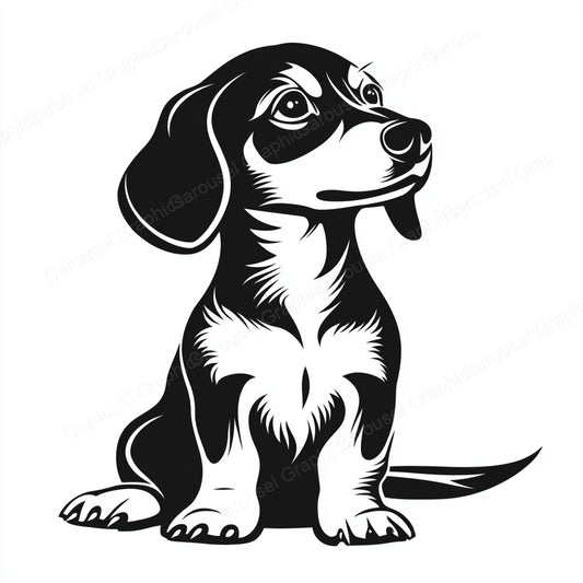 Dachshund Vector Graphic preview