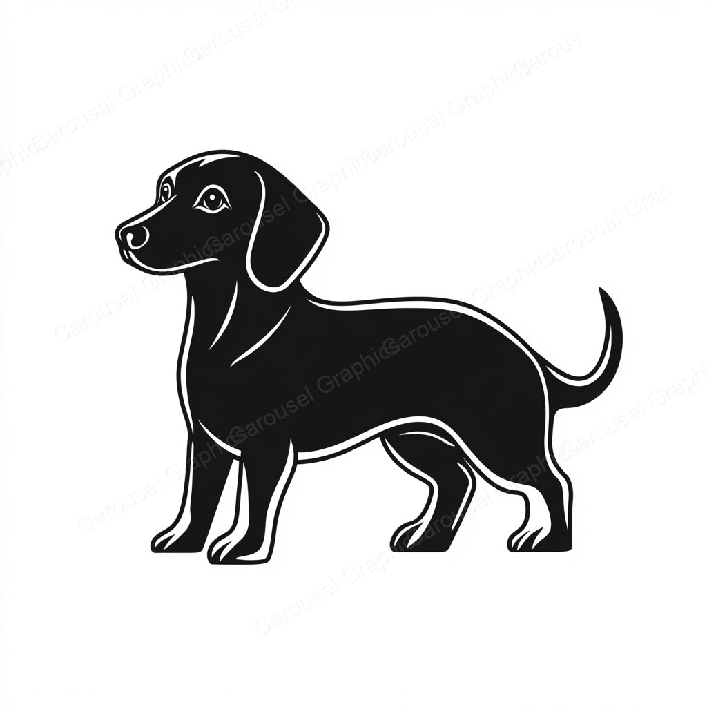 Dachshund Vector Graphic preview