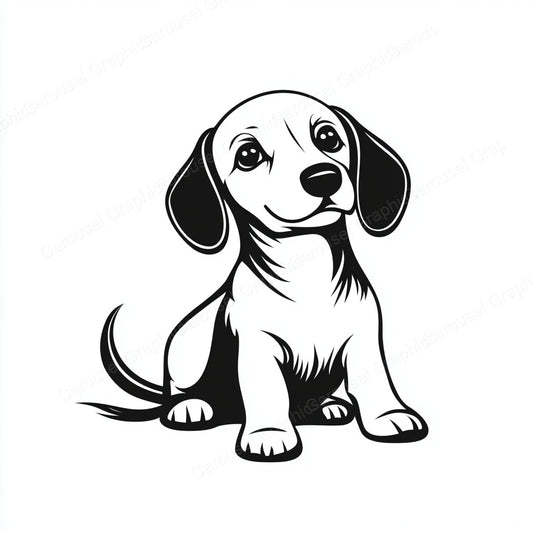 Dachshund Vector Graphic preview