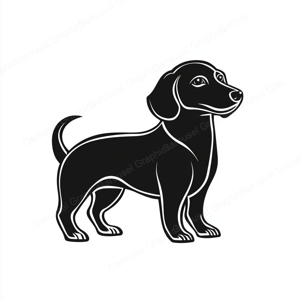 Dachshund Vector Graphic preview