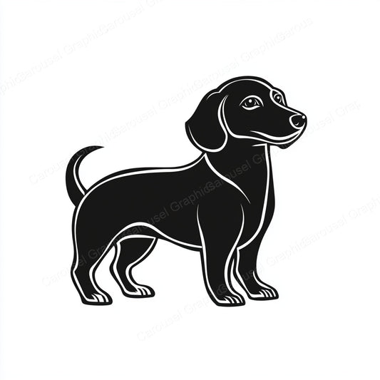 Dachshund Vector Graphic preview