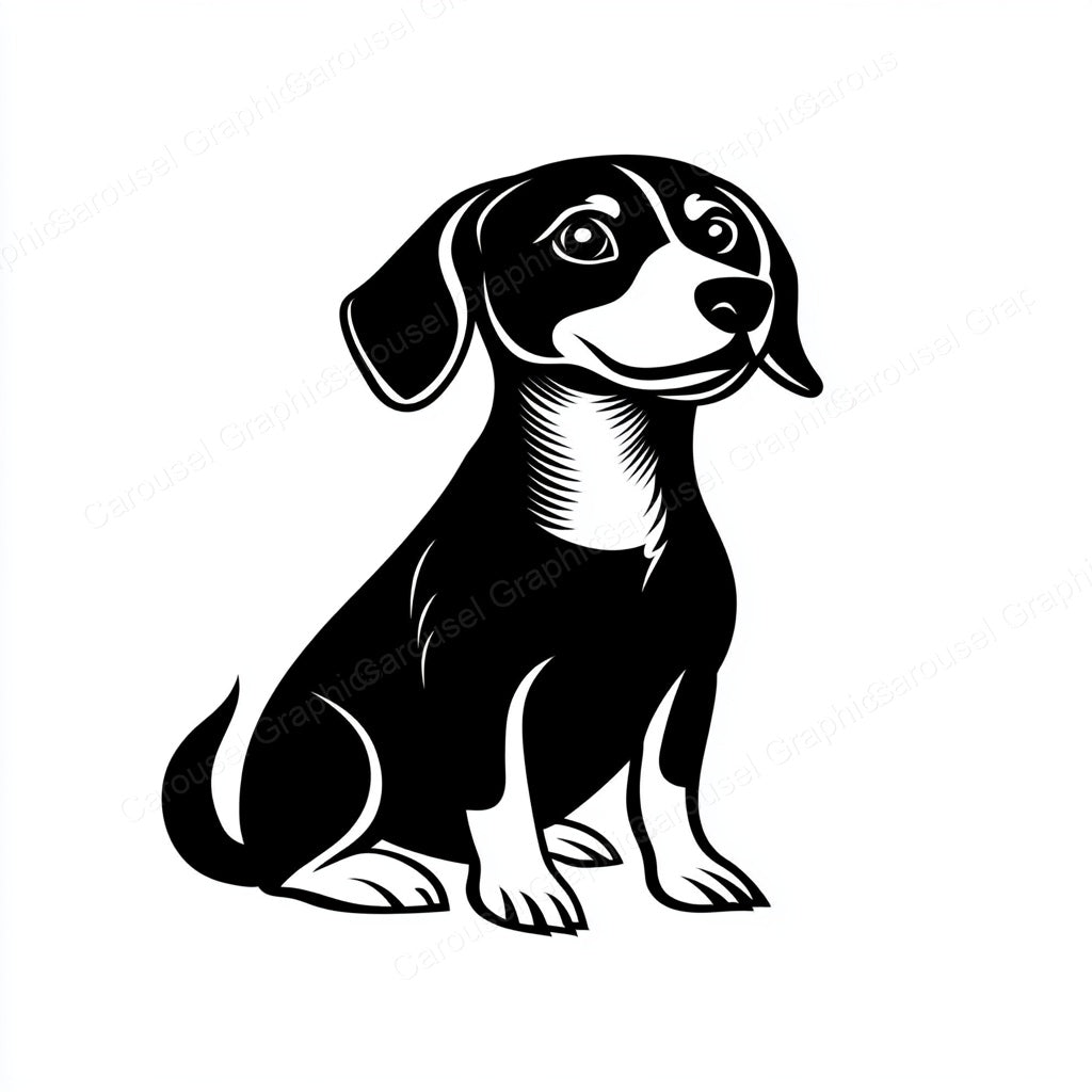 Dachshund Vector Graphic preview