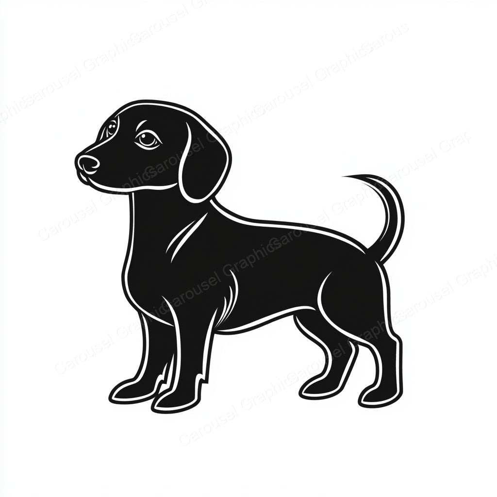 Dachshund Vector Graphic preview