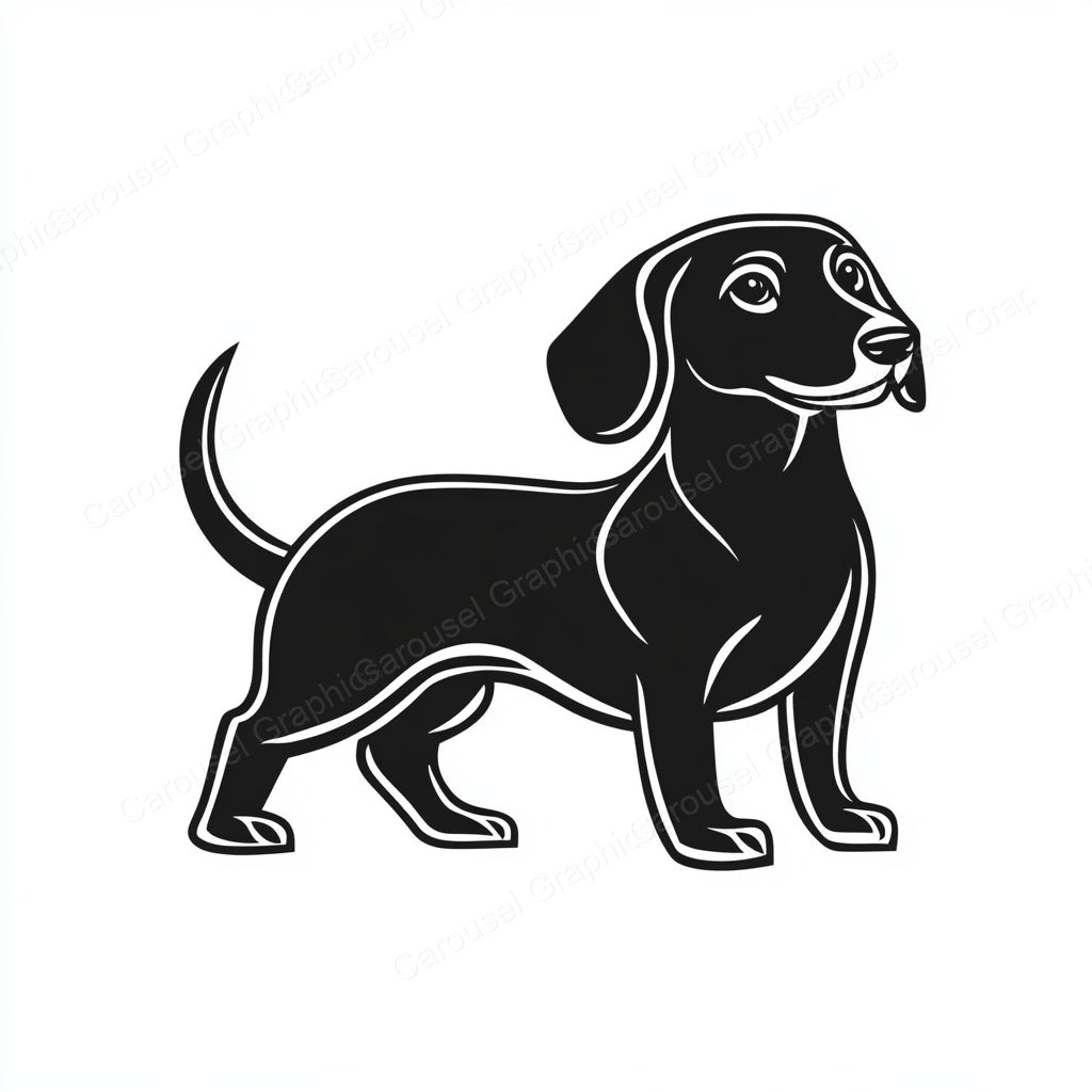Dachshund Vector Graphic preview