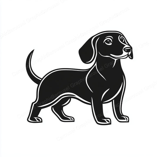 Dachshund Vector Graphic preview