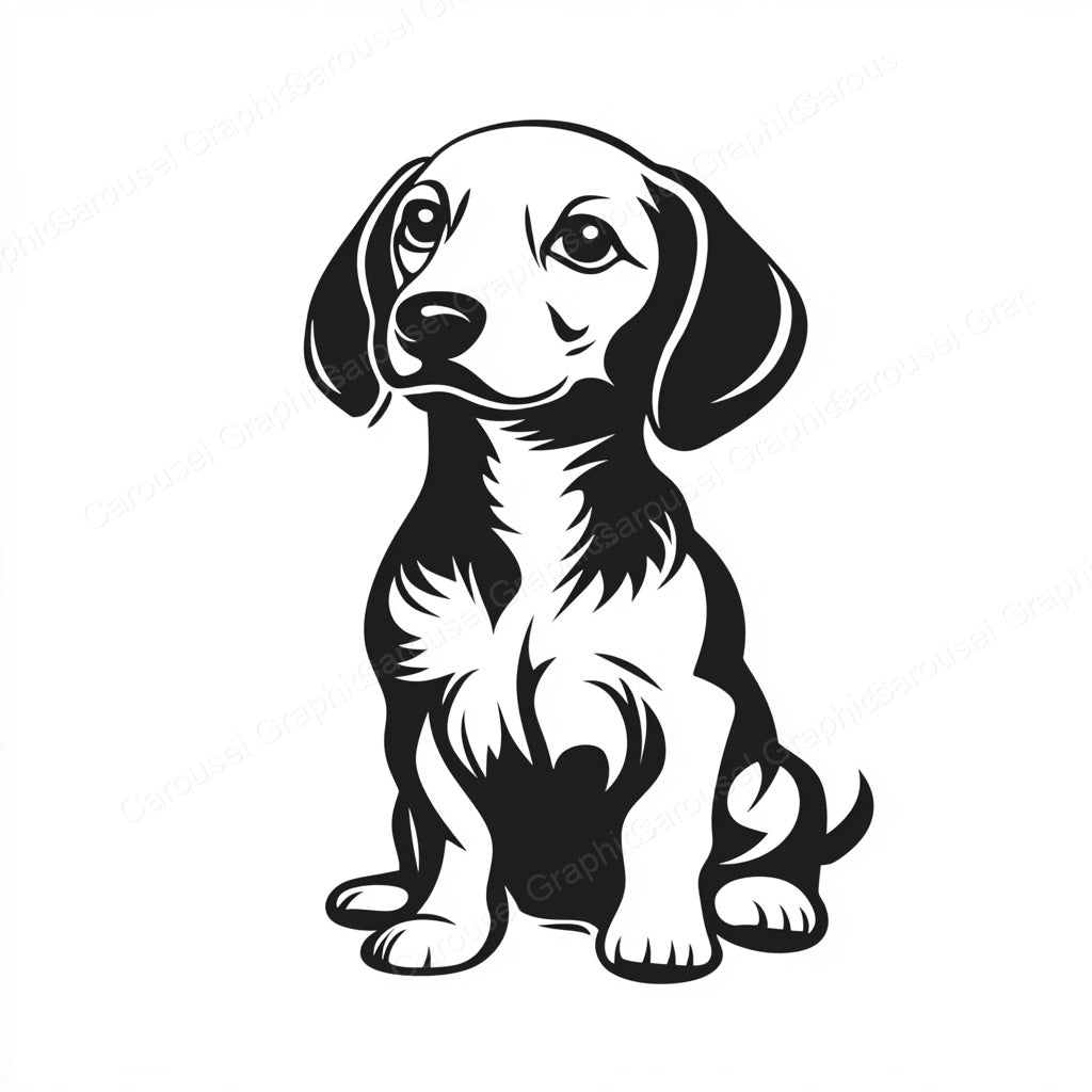 Dachshund Vector Graphic preview