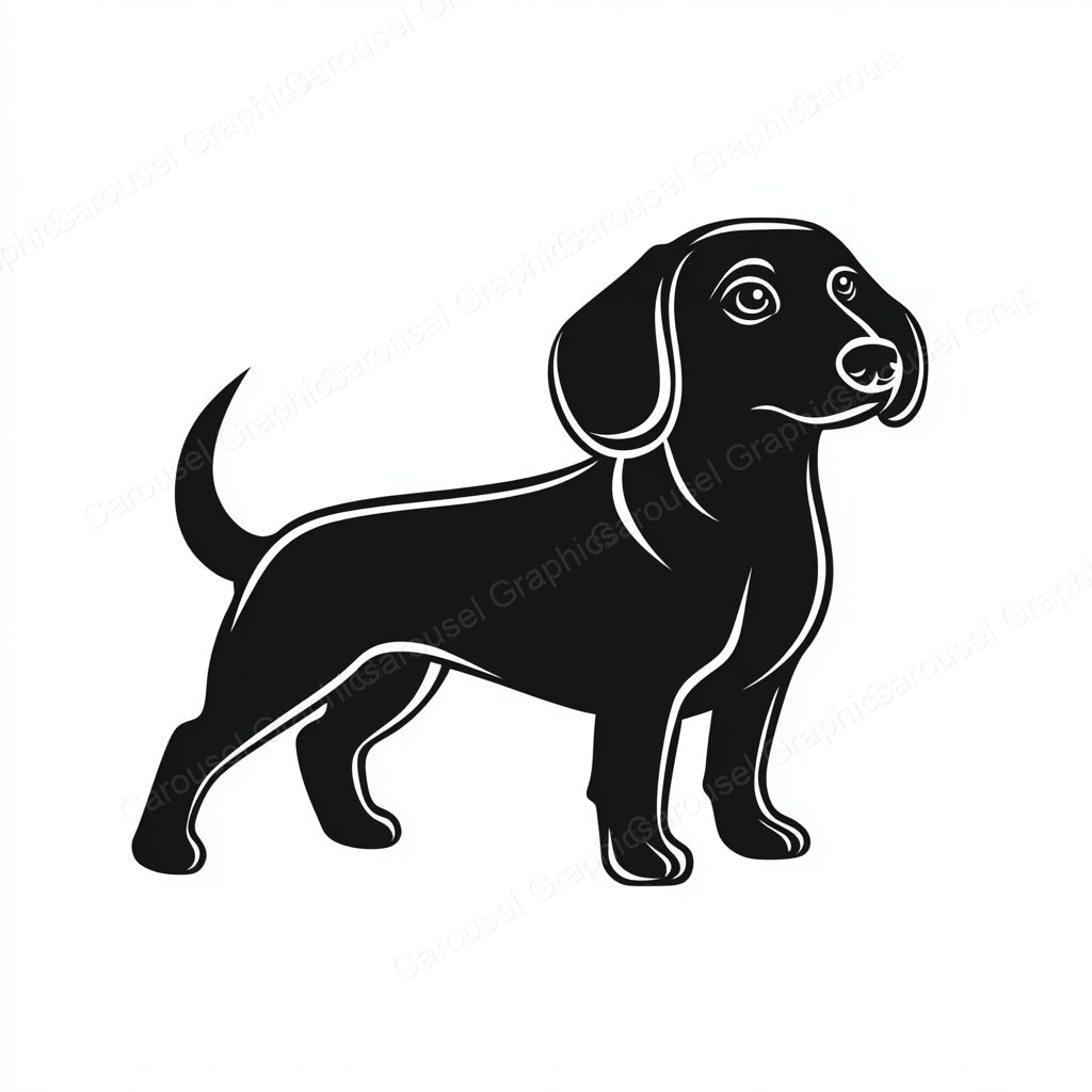 Dachshund Vector Graphic preview