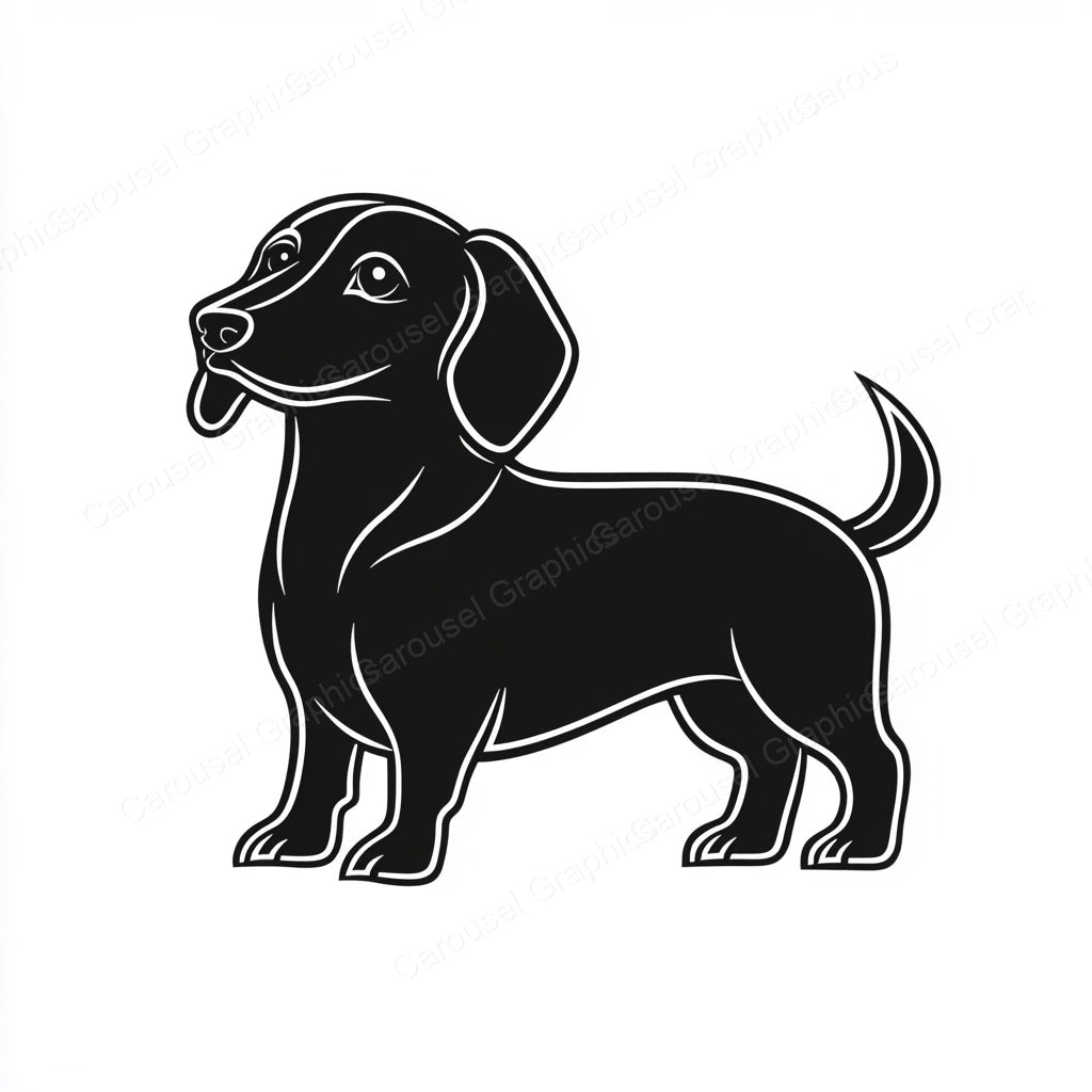 Dachshund Vector Graphic preview