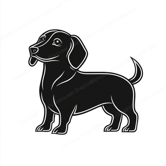 Dachshund Vector Graphic preview
