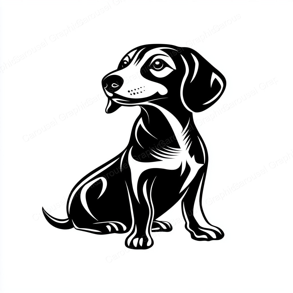 Dachshund Vector Graphic preview