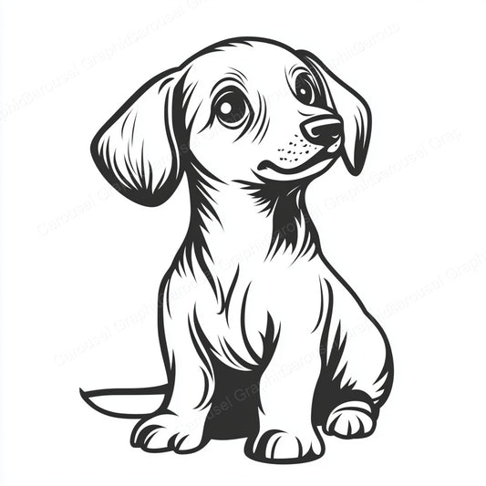 Dachshund Vector Graphic preview
