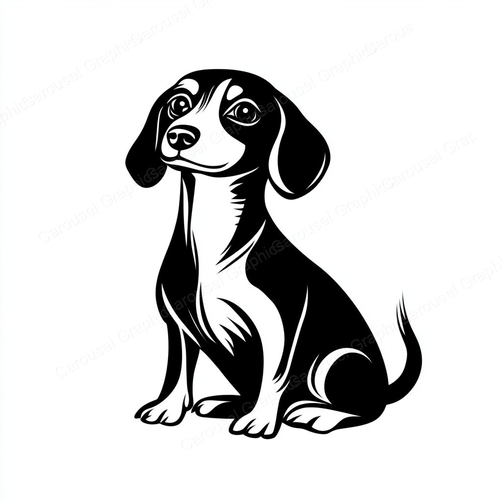 Dachshund Vector Graphic preview