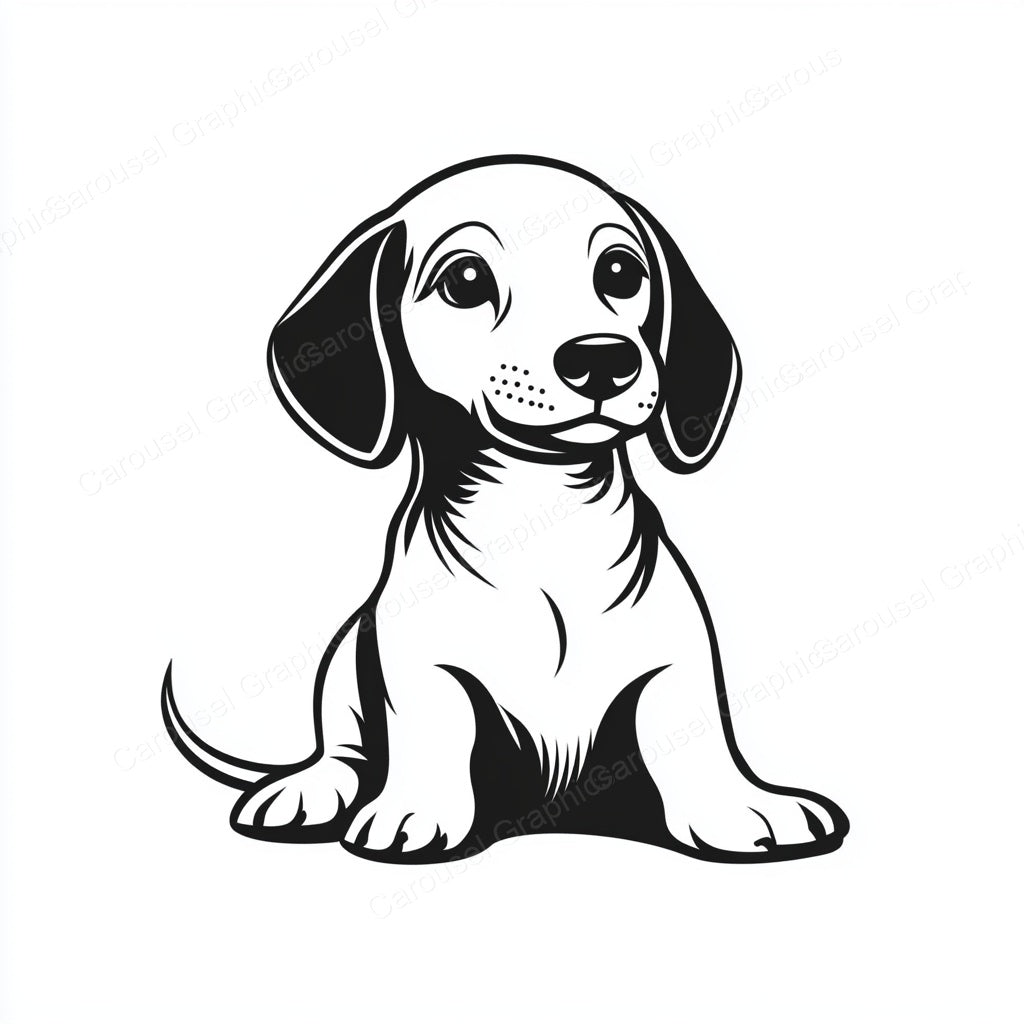 Dachshund Vector Graphic preview