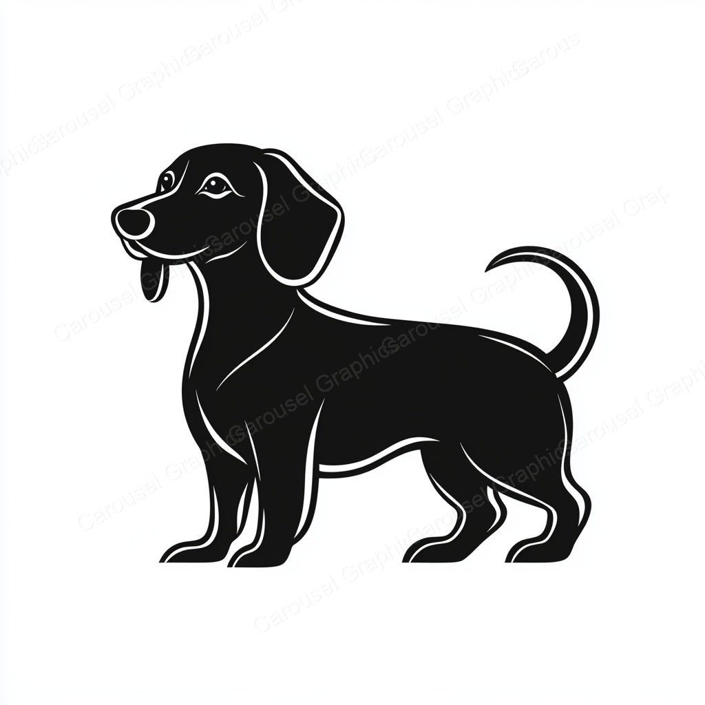 Dachshund Vector Graphic preview