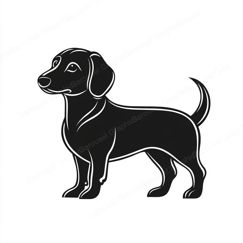 Dachshund Vector Graphic preview