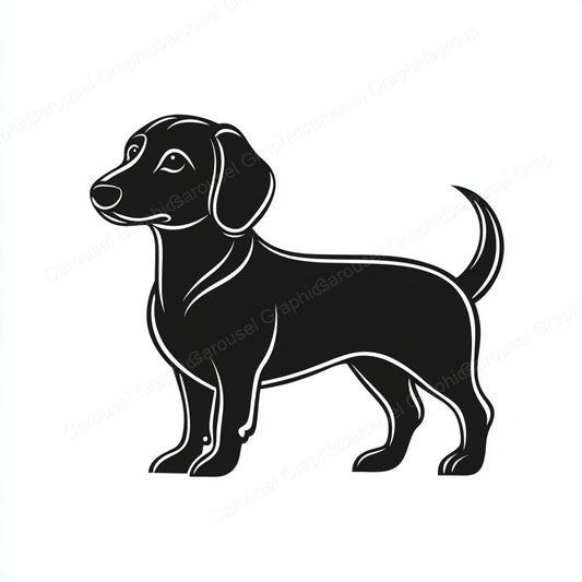 Dachshund Vector Graphic preview