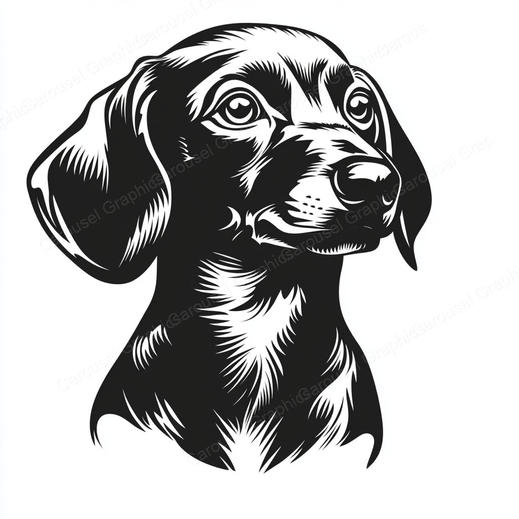 Dachshund Vector Graphic preview