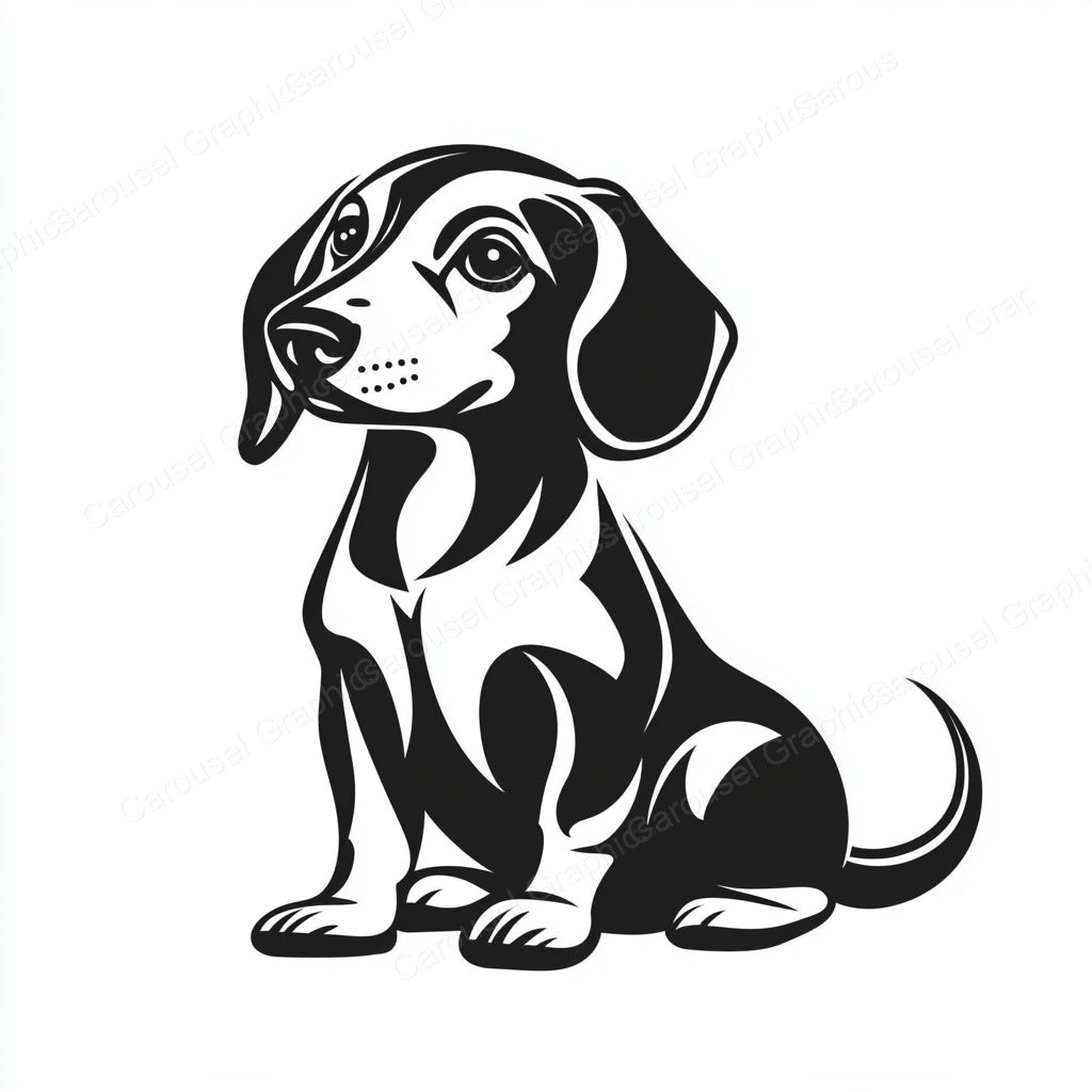Dachshund Vector Graphic preview