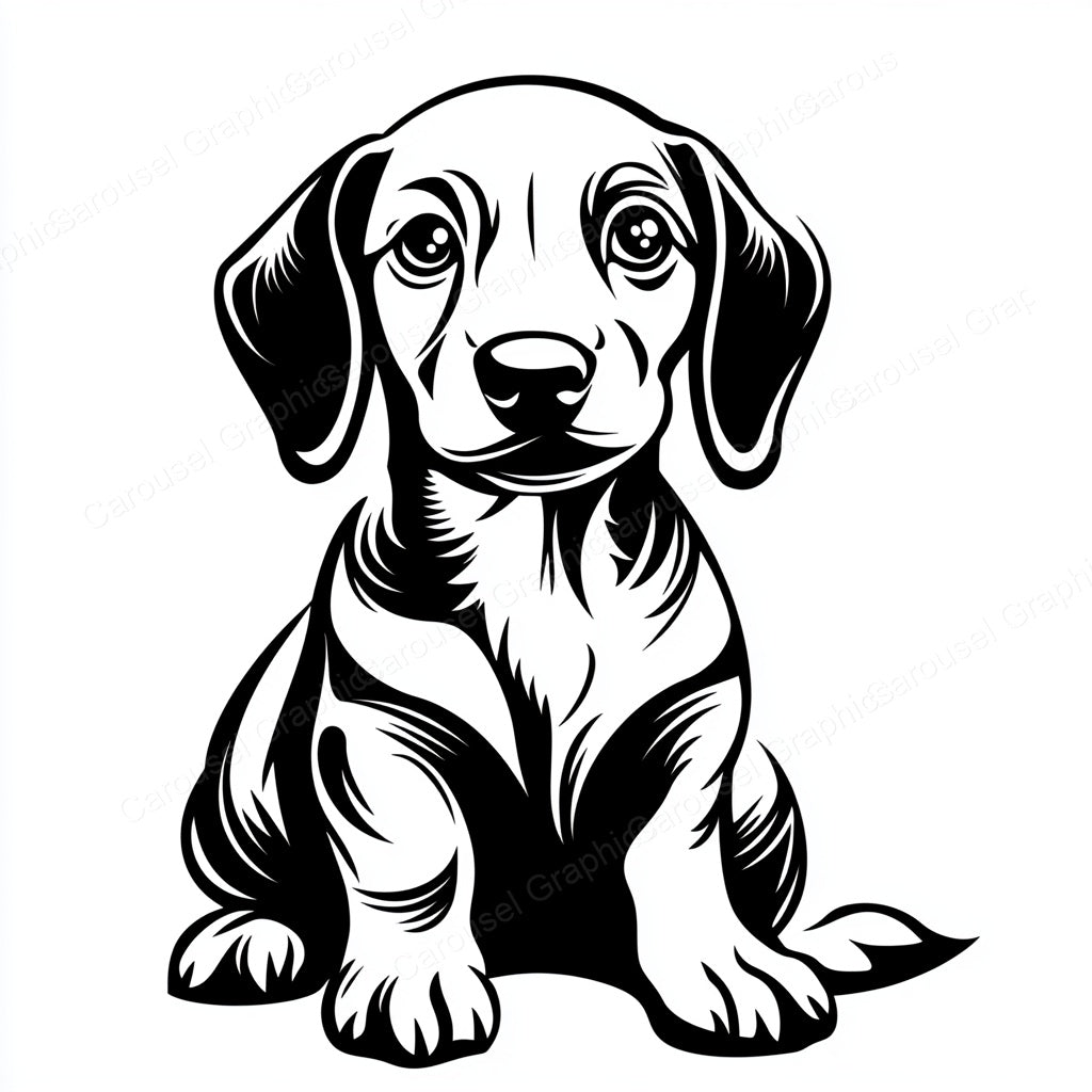 Dachshund Vector Graphic preview