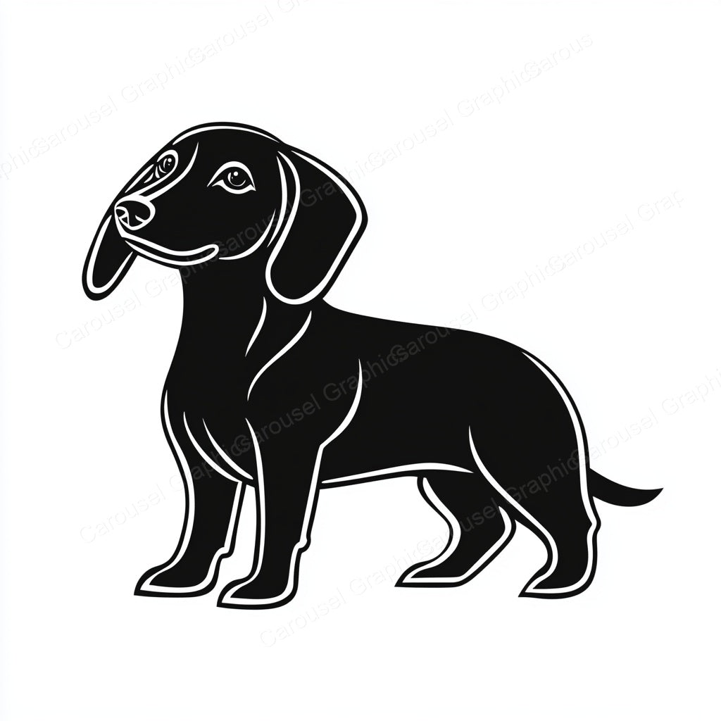 Dachshund Vector Graphic preview