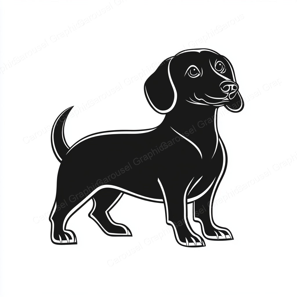 Dachshund Vector Graphic preview