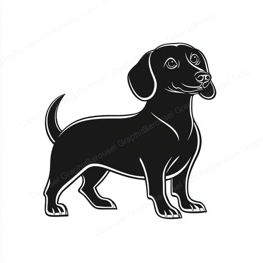 Dachshund Vector Graphic preview