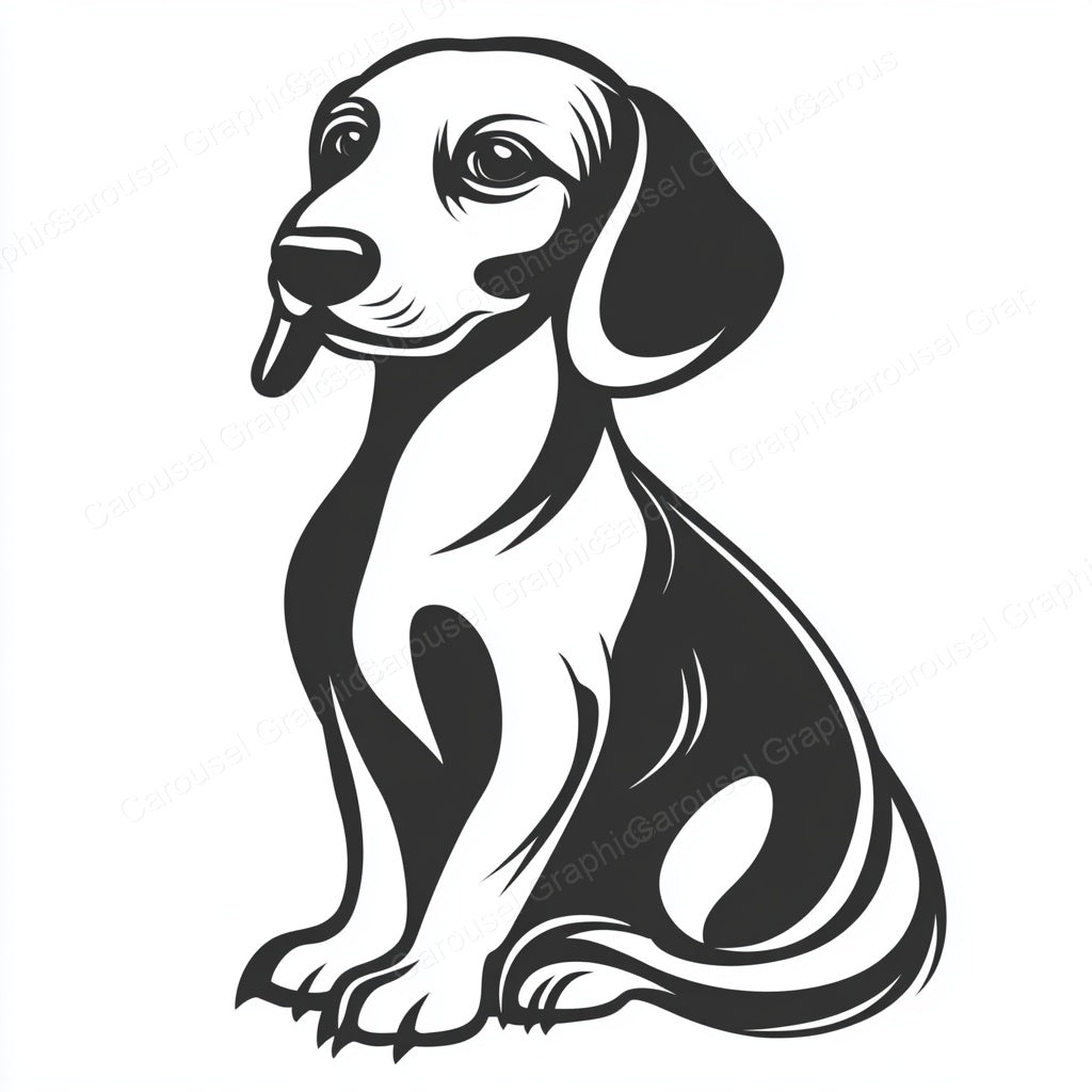 Dachshund Vector Graphic preview