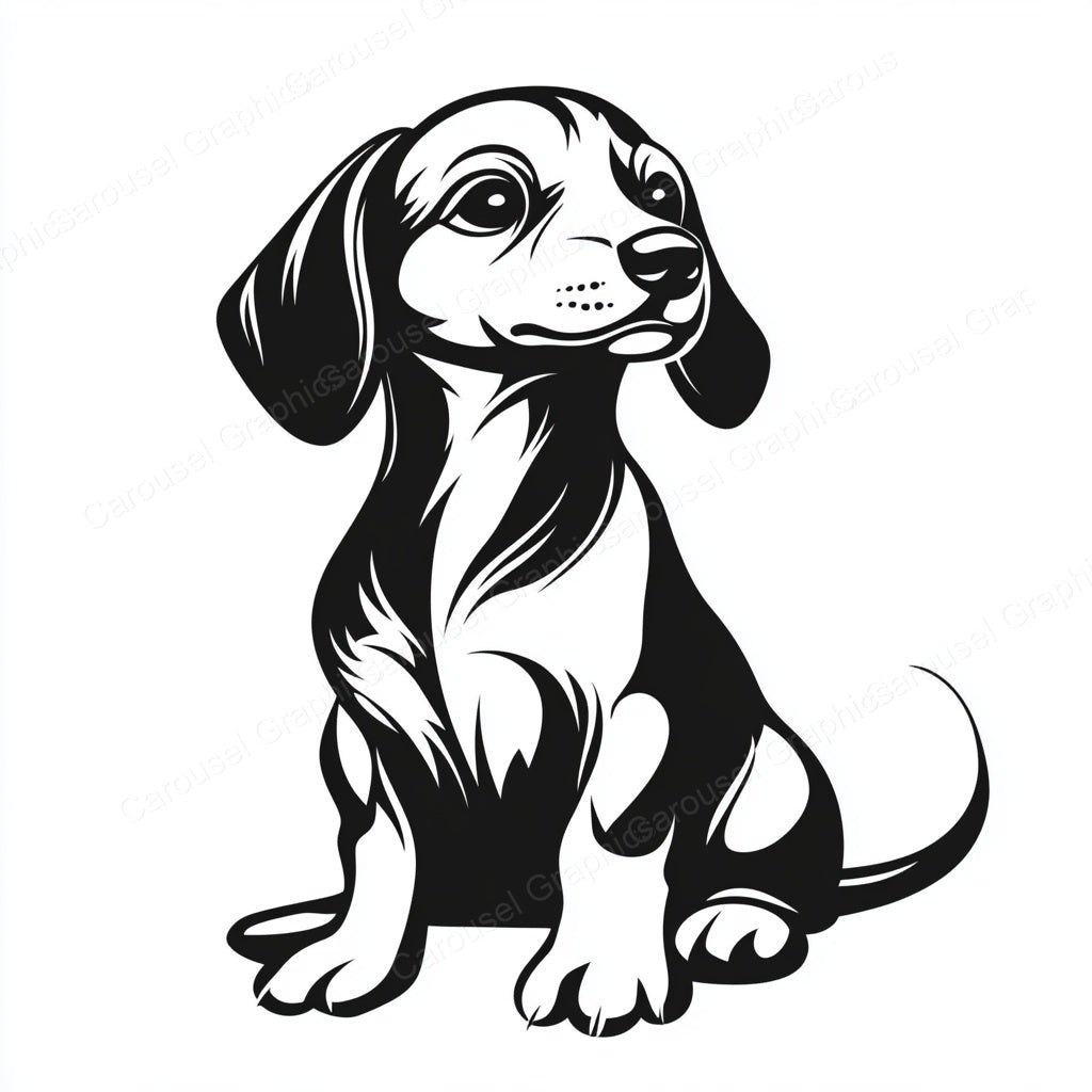 Dachshund Vector Graphic preview