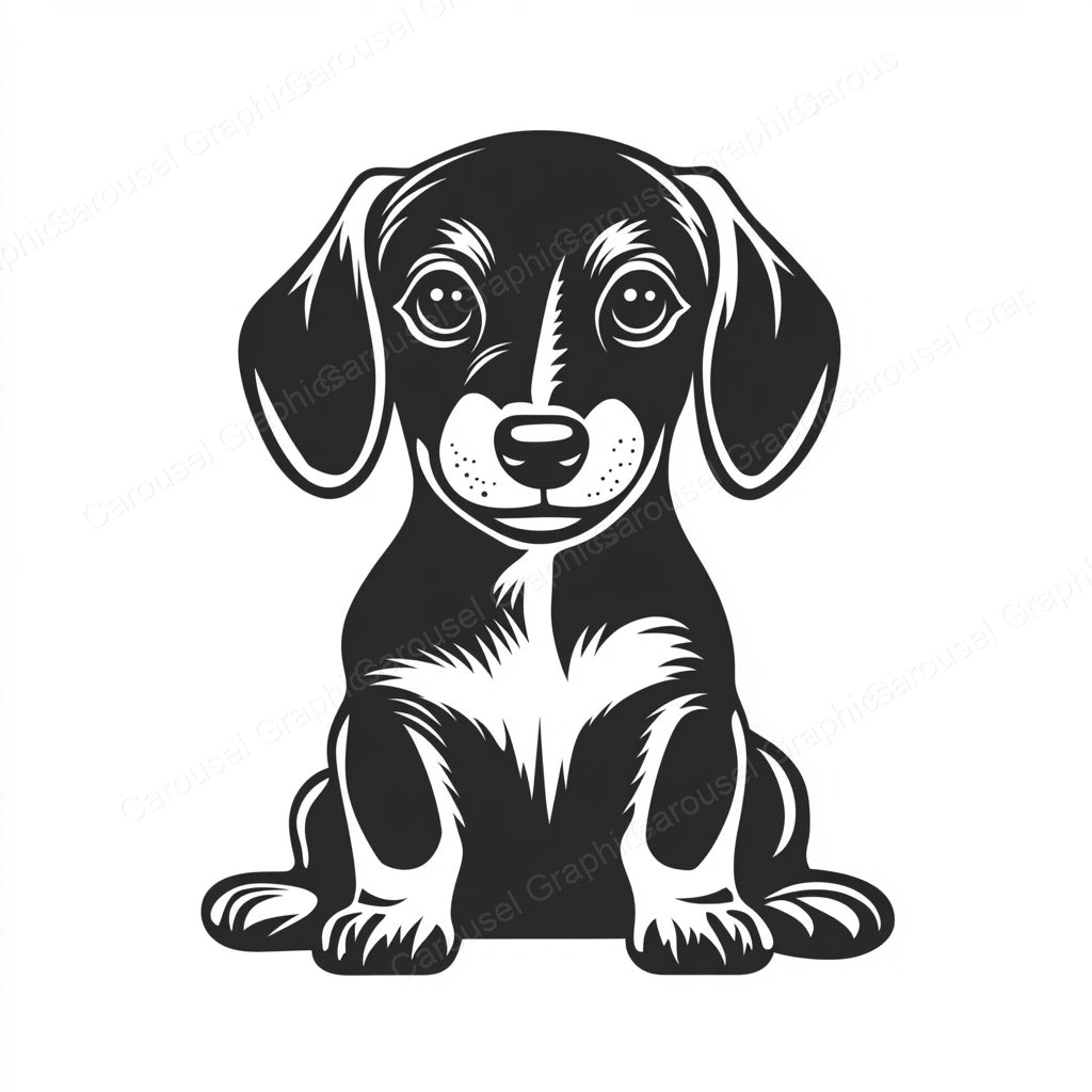 Dachshund Vector Graphic preview