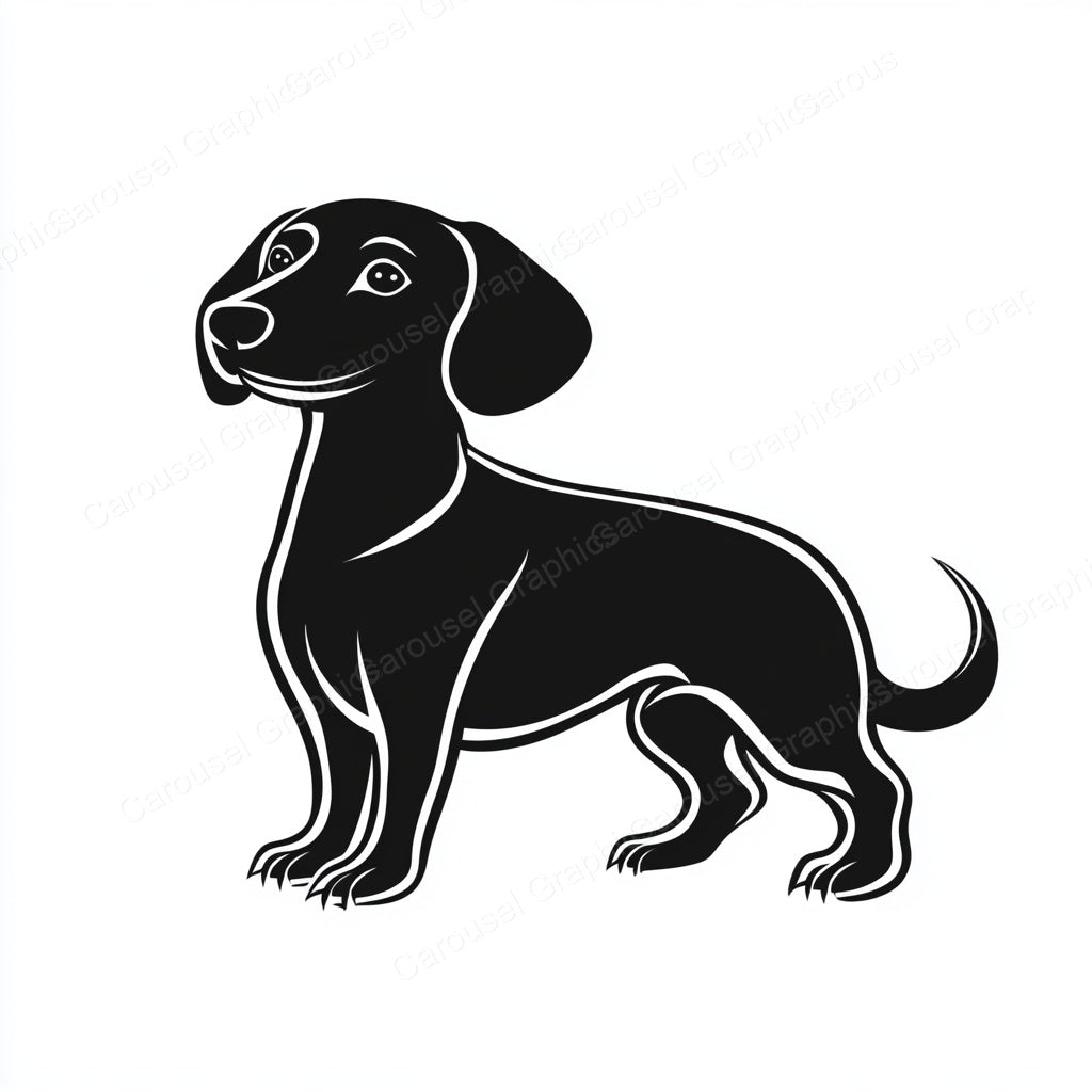 Dachshund Vector Graphic preview