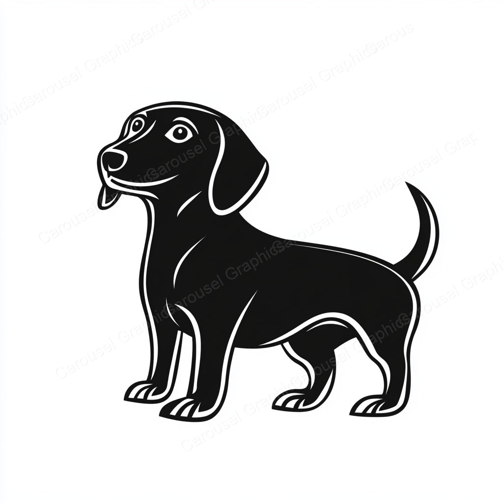 Dachshund Vector Graphic preview