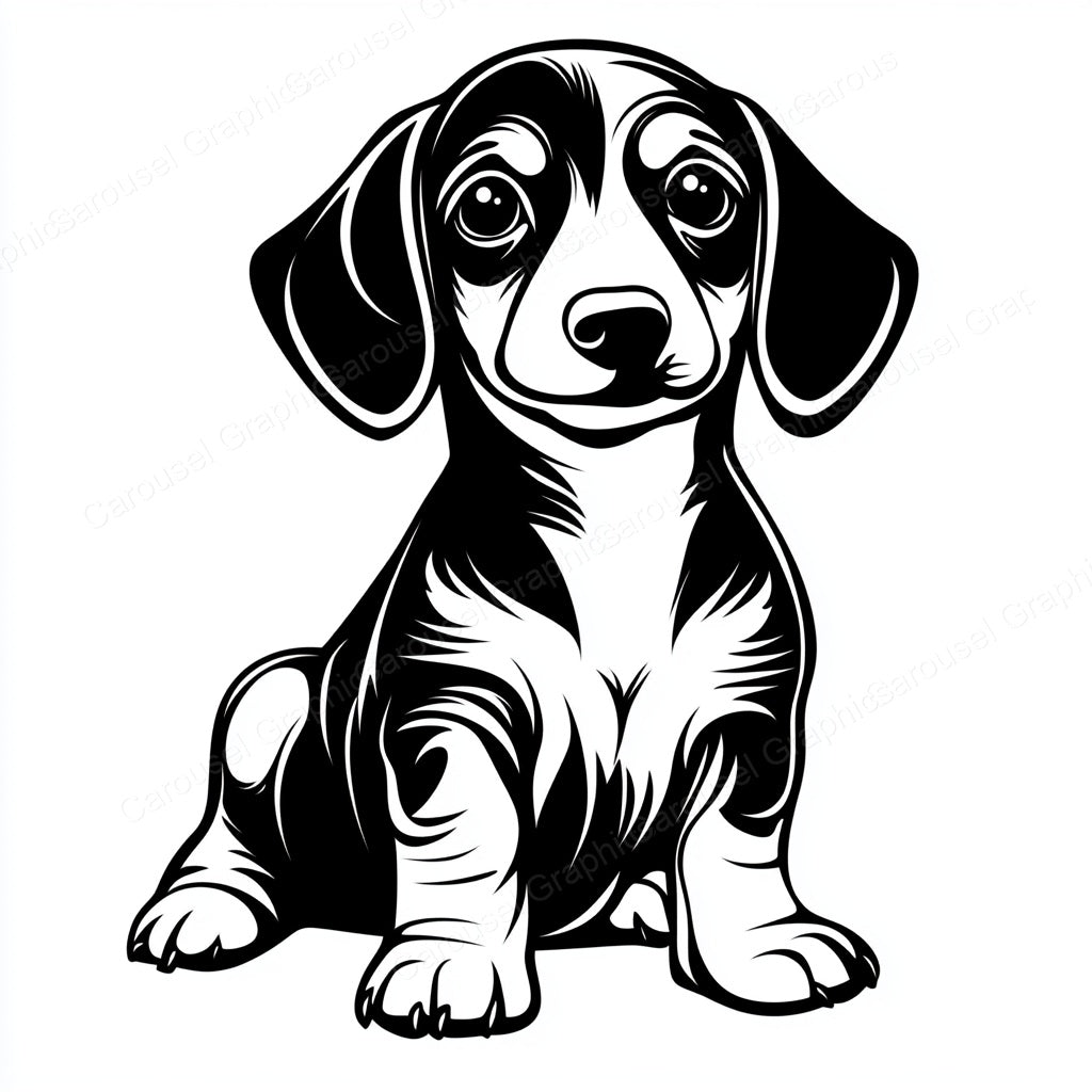 Dachshund Vector Graphic preview