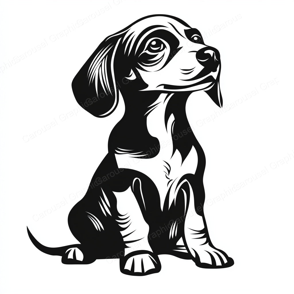 Dachshund Vector Graphic preview