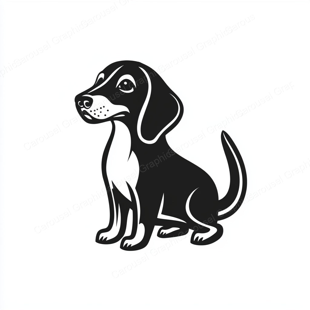 Dachshund Vector Graphic preview