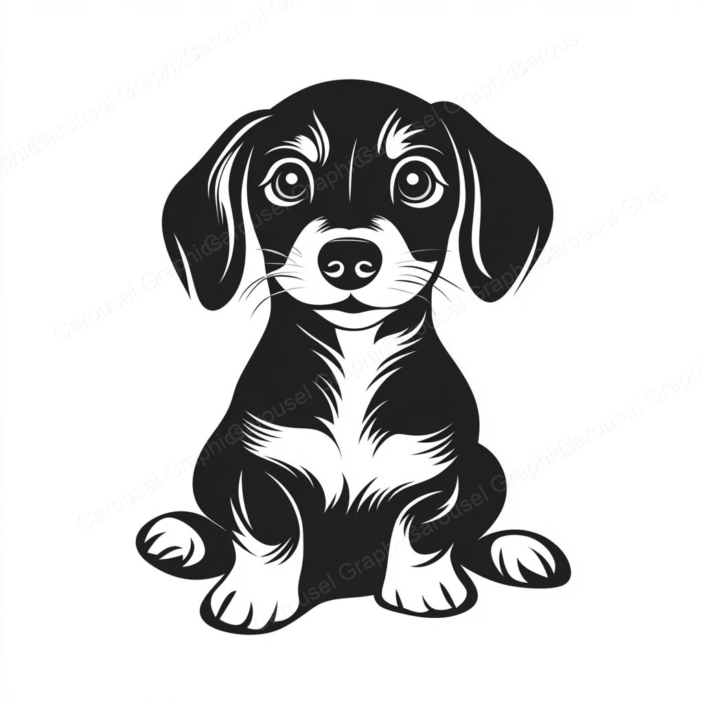 Dachshund Vector Graphic preview