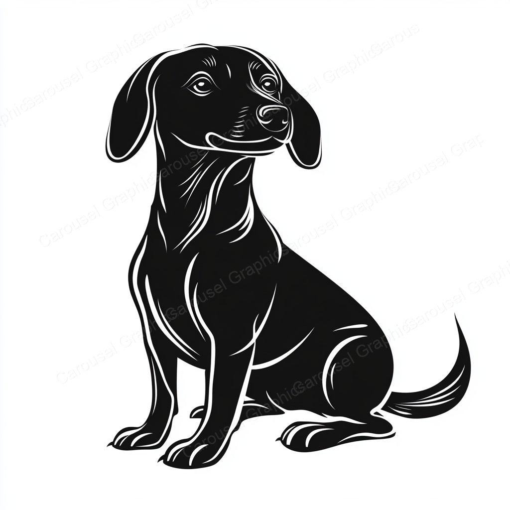 Dachshund Vector Graphic preview