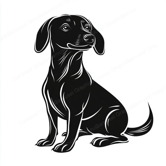 Dachshund Vector Graphic preview