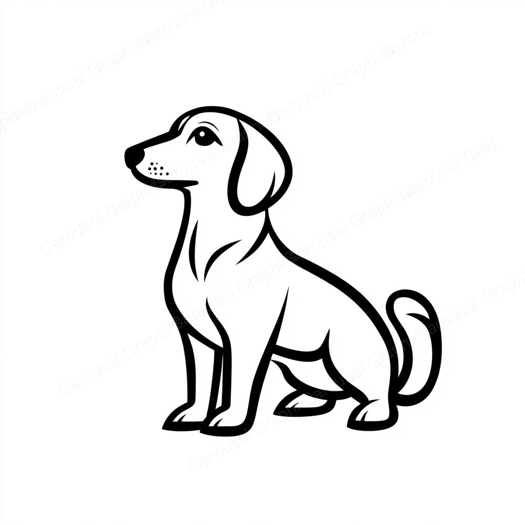 Dachshund Vector Graphic preview