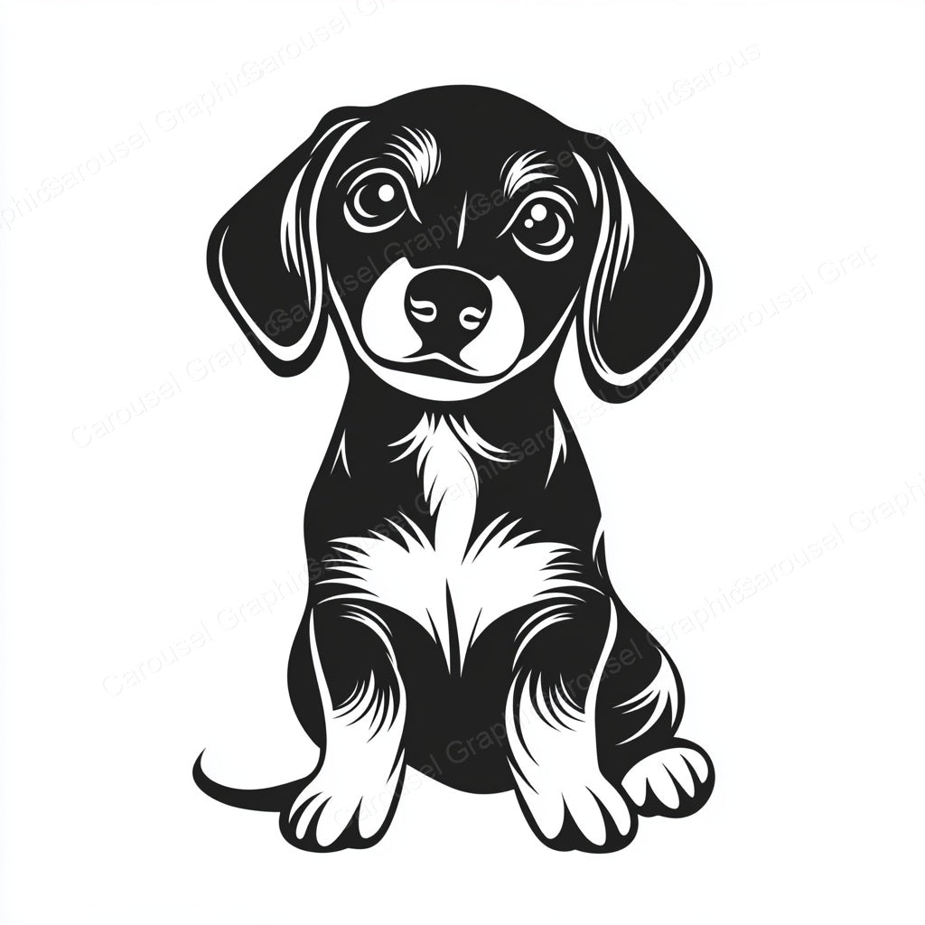 Dachshund Vector Graphic preview