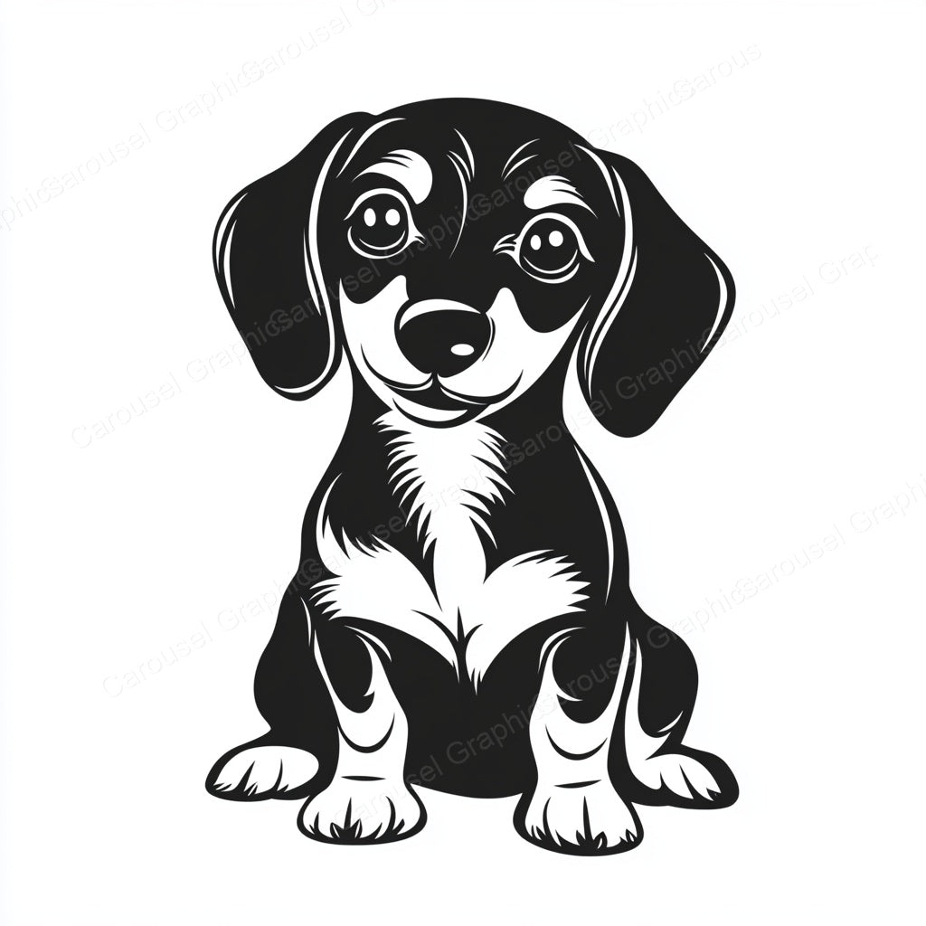 Dachshund Vector Graphic preview