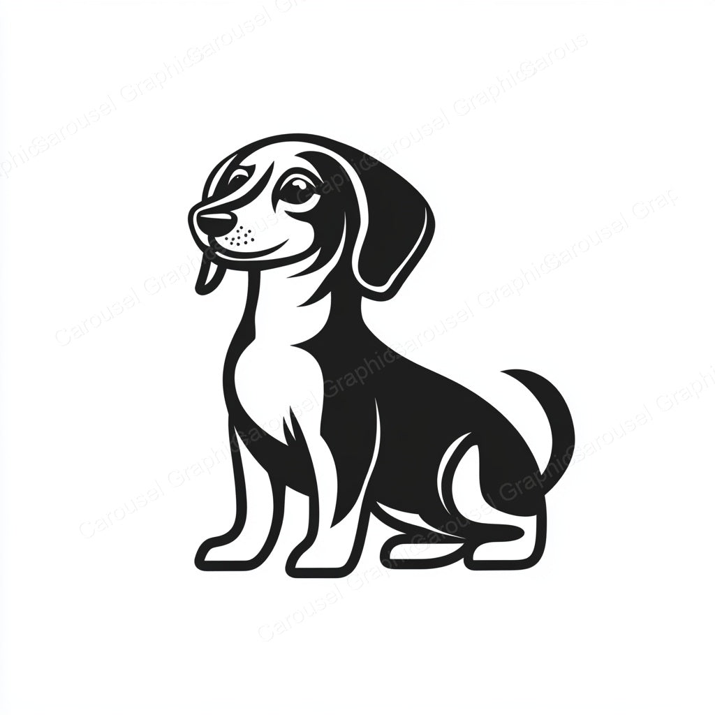 Dachshund Vector Graphic preview