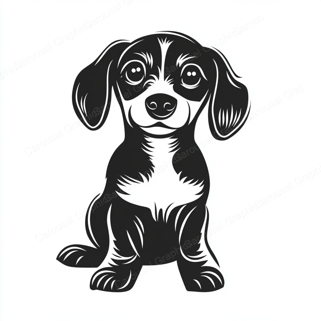 Dachshund Vector Graphic preview