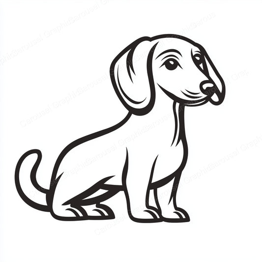 Dachshund Vector Graphic preview