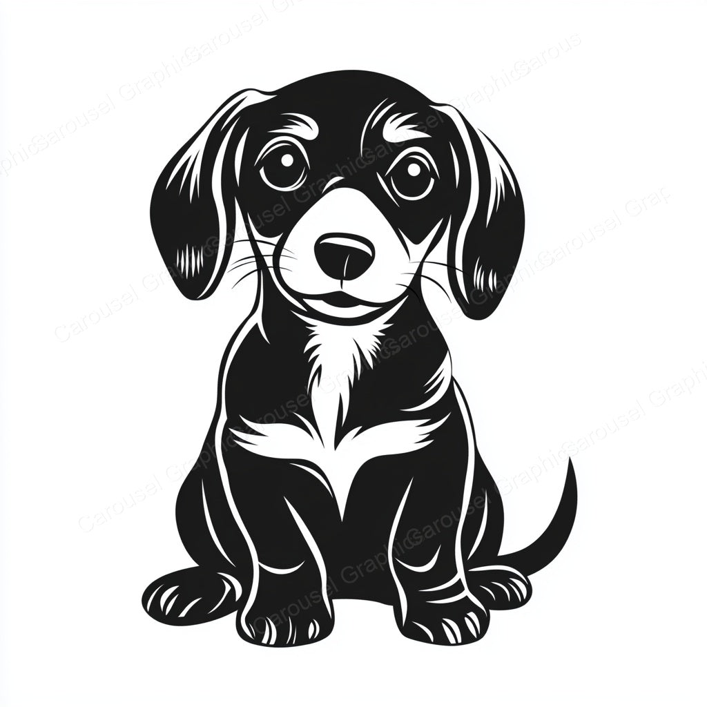 Dachshund Vector Graphic preview
