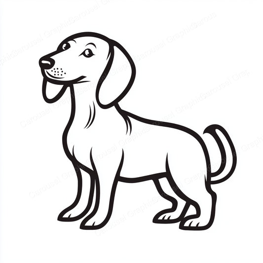 Dachshund Vector Graphic preview